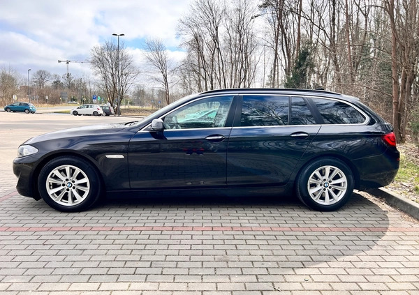 BMW Seria 5 cena 77600 przebieg: 149000, rok produkcji 2013 z Olsztyn małe 211